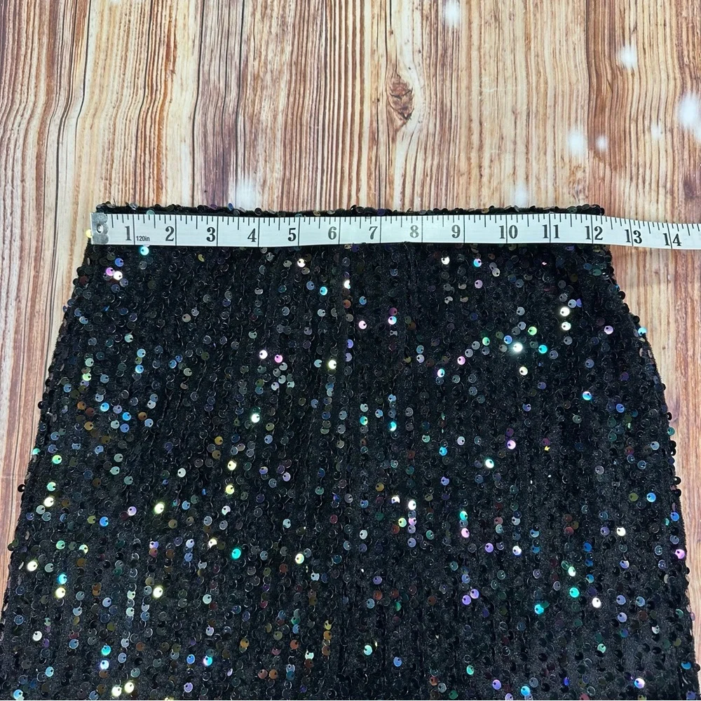 NWT Free People Sequin Slim Pull On Flare Pants Size XS